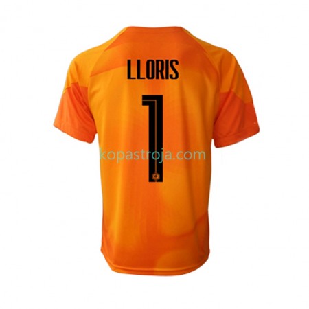Billiga Fotbollströjor Frankrike Hugo Lloris 1 Målvakt Borta tröja WM 2022 Kortärmad
